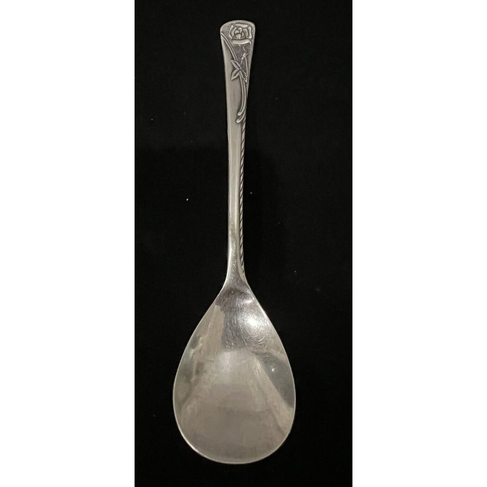 Noritake ROSETTA 18/8 SUGAR SPOON 5 3/4" Stainless Flatware Japan